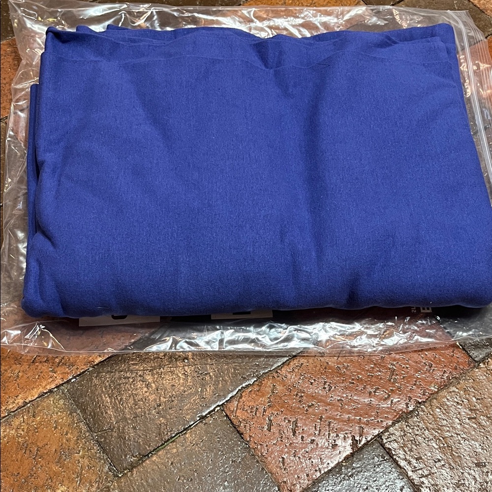 25” X 88” blue or purple knit fabric
